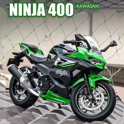 Maßstab 1:12 Kawasaki Ninja 400 Fahrzeugmodell Simulation Diecasts Motorrad mit