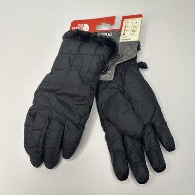 The North Face Women's Mossbud Swirl Fleece Gloves | Small | Black