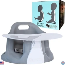 Baby Floor Seat Booster Chair with Removable Tray for Safe Hip Development