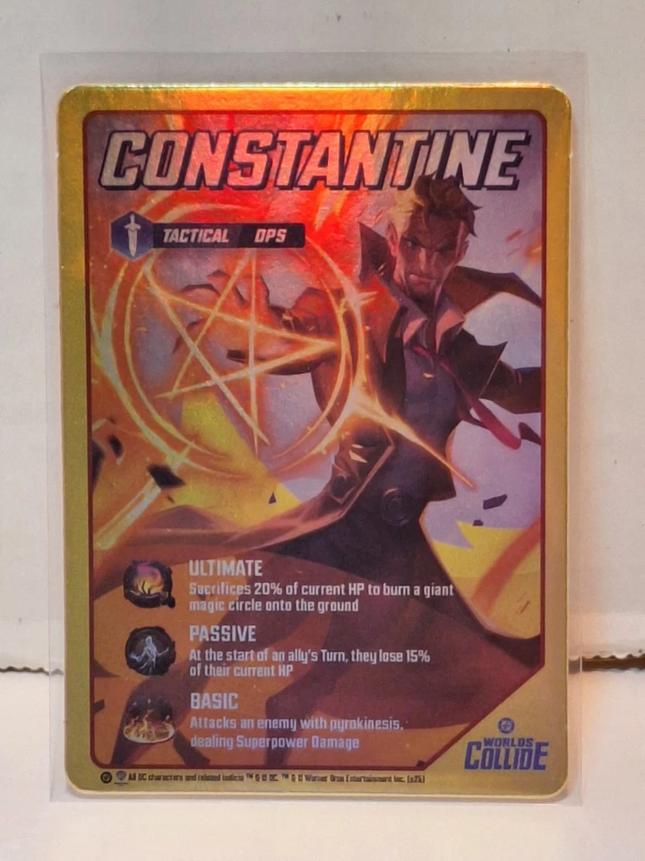 2025 SDCC DC WORLDS COLLIDE:TCG PROMO 3 CARD LOT LEX LUTHOR/CATWOMAN/CONSTANTINE - Image 2 of 4