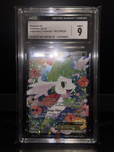 Shaymin Ex RC21/RC25 Legendary Treasures CGC 9 - Pokemon Karte - Picture 2 of 3
