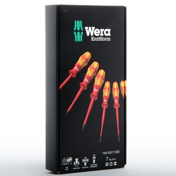 Wera 160 Iss/7 Vde-Isolierter Schraubendrehersatz 7-Teilig (05135961001)-image