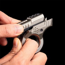 EDC Fidget Spinner Hand Spinner ADHD Tool Alloy Zoom Ratchet Wheel Fidget Ring