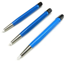 3x Scratch Brush Nylon Bristle Brush Retractable Watch Repair Jewelry