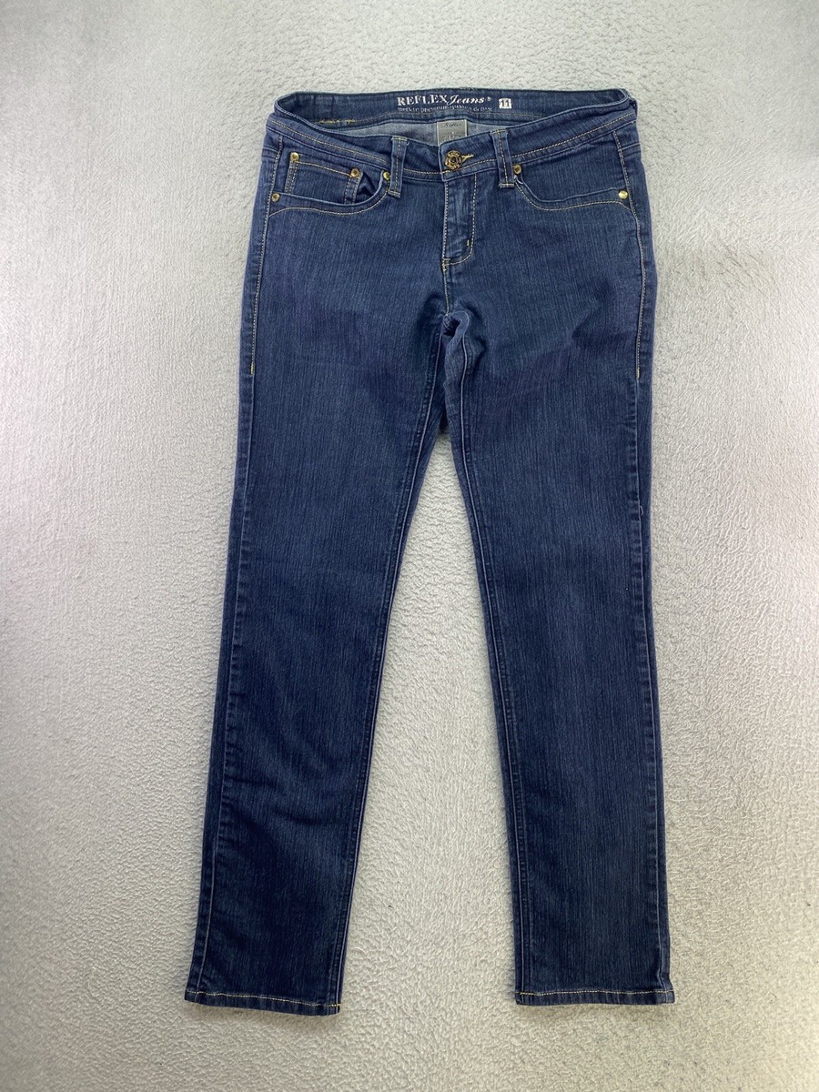 Reflex Blue Mid Rise Skinny Reflex Blue Mid Rise Skinny