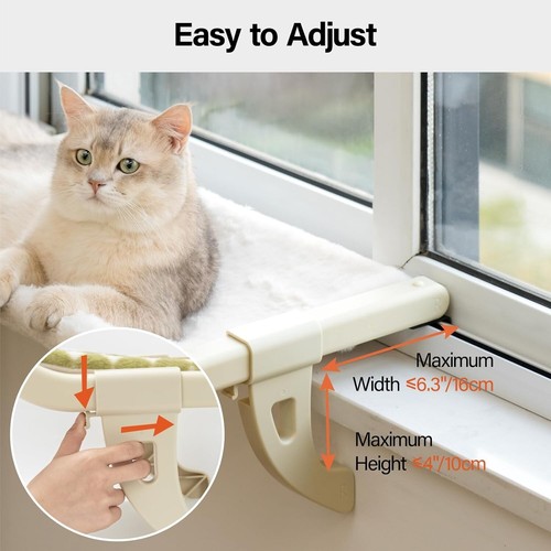 Mewoofun Cat Window Perch Cat Window Hammock for Indoor Cats Easy to Assemble - Picture 19 of 26