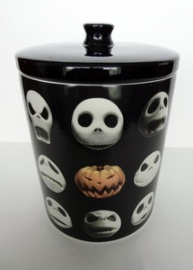 Nightmare Before Christmas Jack Skellington Faces Kitchen Canister