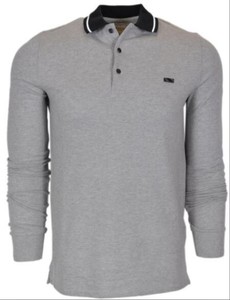 burberry black long sleeve polo