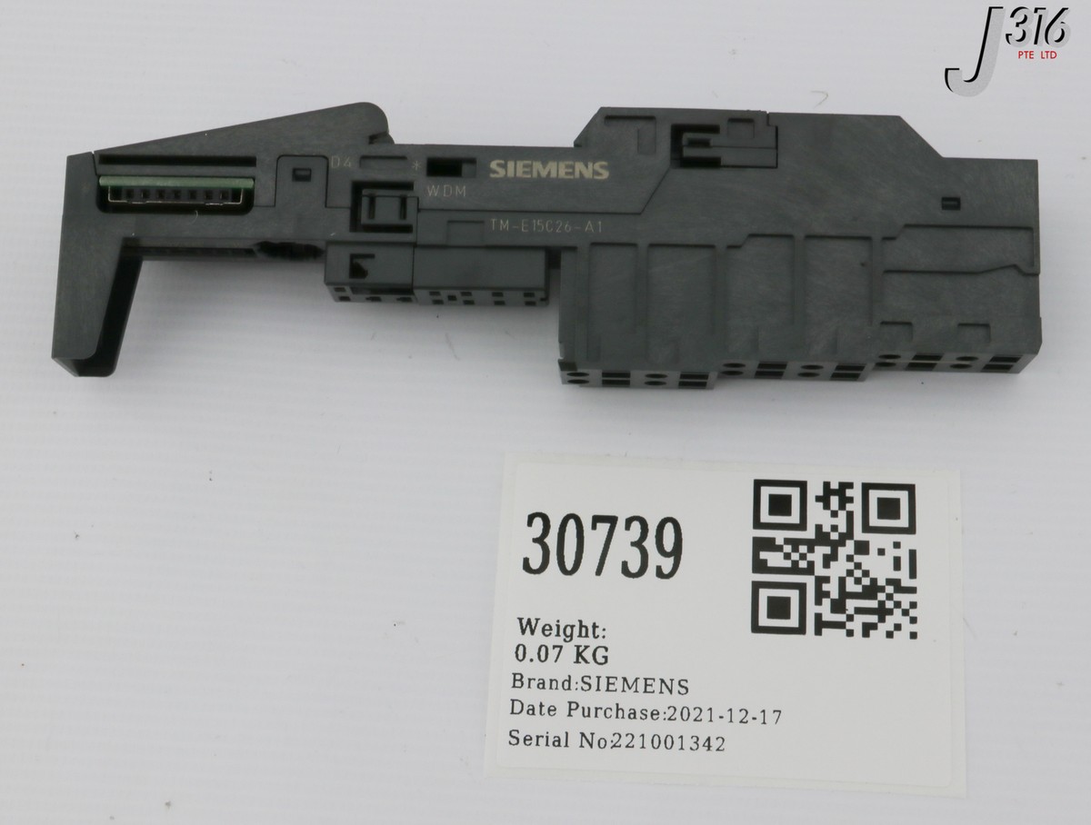 30739 SIEMENS TERMINAL MODULE ET200S, TM-E15C26-A1 (NEW) 6ES7 193