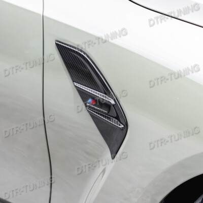 IAW CARBON - Side Fender Vent Trims – BMW G80 M3 - Dry Carbon Fiber - Infinite Autowerks