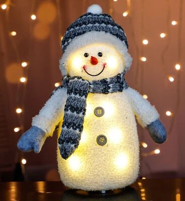 Weihnachtsdeko Figur Schneemann LED Weihnachten Dekoration Licht Beleuchtung - Bild 1 von 4