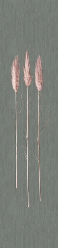 Marburg Wallpaper 33271 Natural Opulence Grey Red Reeds Wall Art Panels Fleece