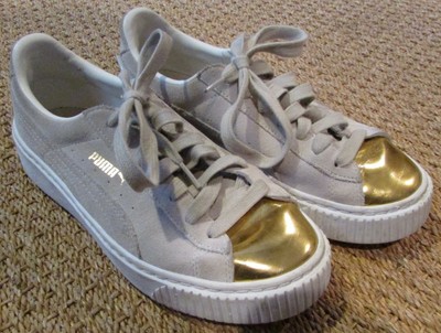 gold toe pumas
