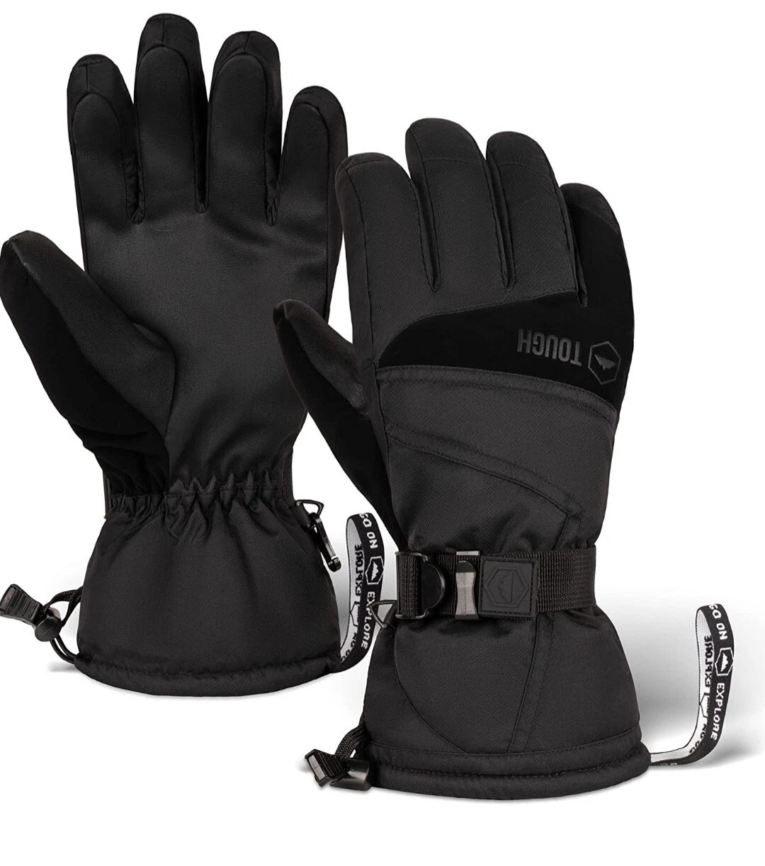 Ski & Snow Gloves - Waterproof & Windproof Winter Snowboard Gloves for M&W. Med.