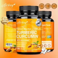 Turmeric Curcumin-with BioPerine Black Pepper - Bone  Joint Health, Pain Relief