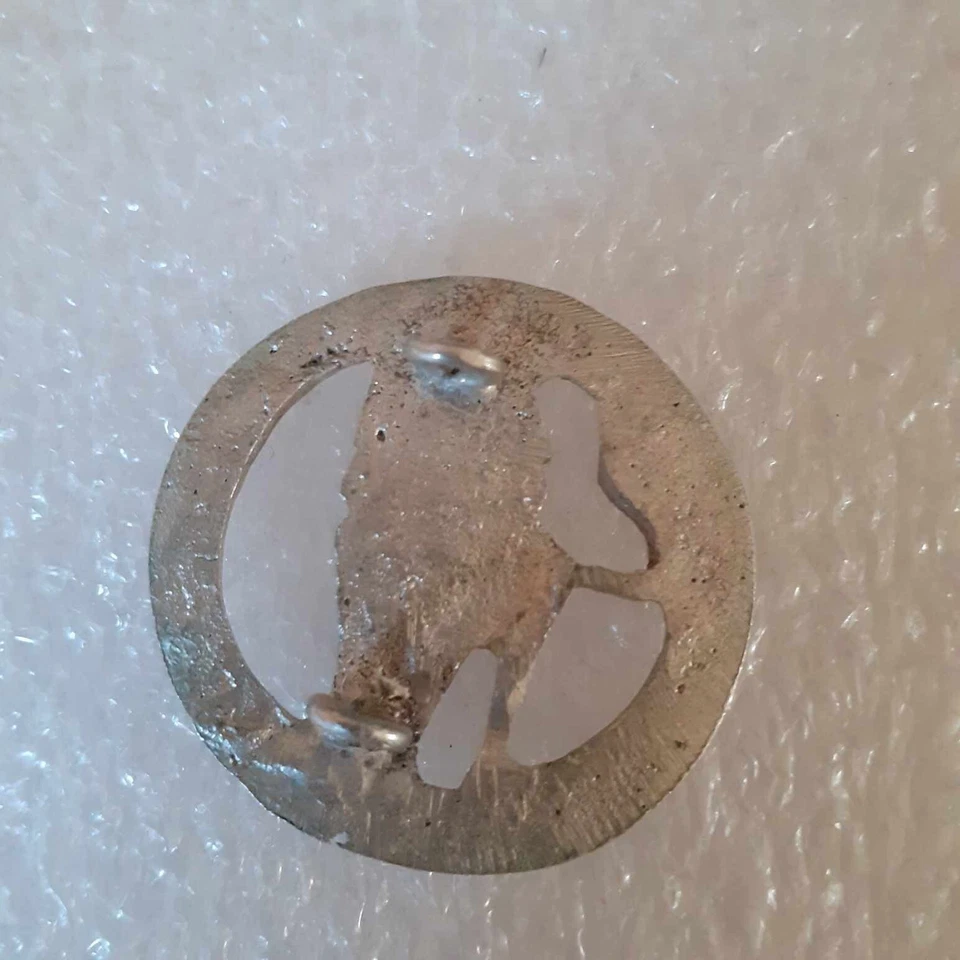 Légion Étrangère 4/1°REC ,Épervier Tchad Local en argent. - Photo 2/2