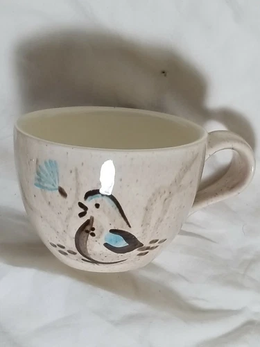 Red Wing Pottery Bob White Quail Coffee Cup