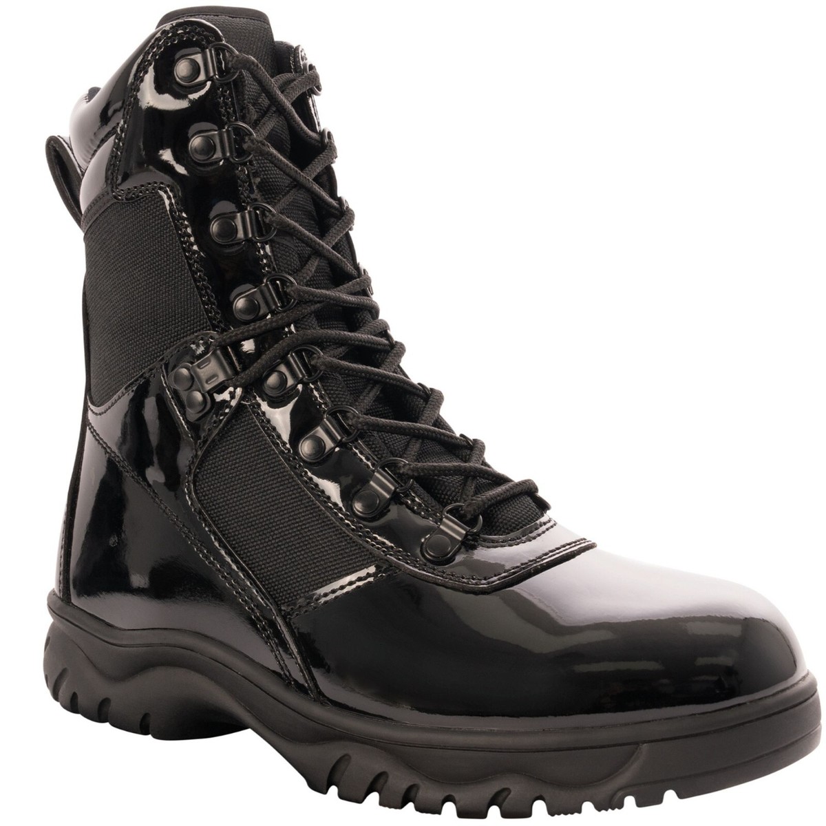 Black slip resistant Tactical work Boots Denali Steel Toe Tactical Waterproof Men main image 4