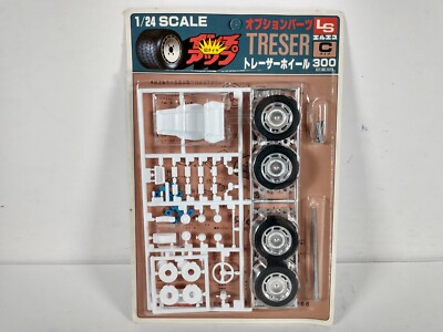 LS 1:24 Model Kit Part Set Treser Type C Wheels Tires Rims Axles # 2073