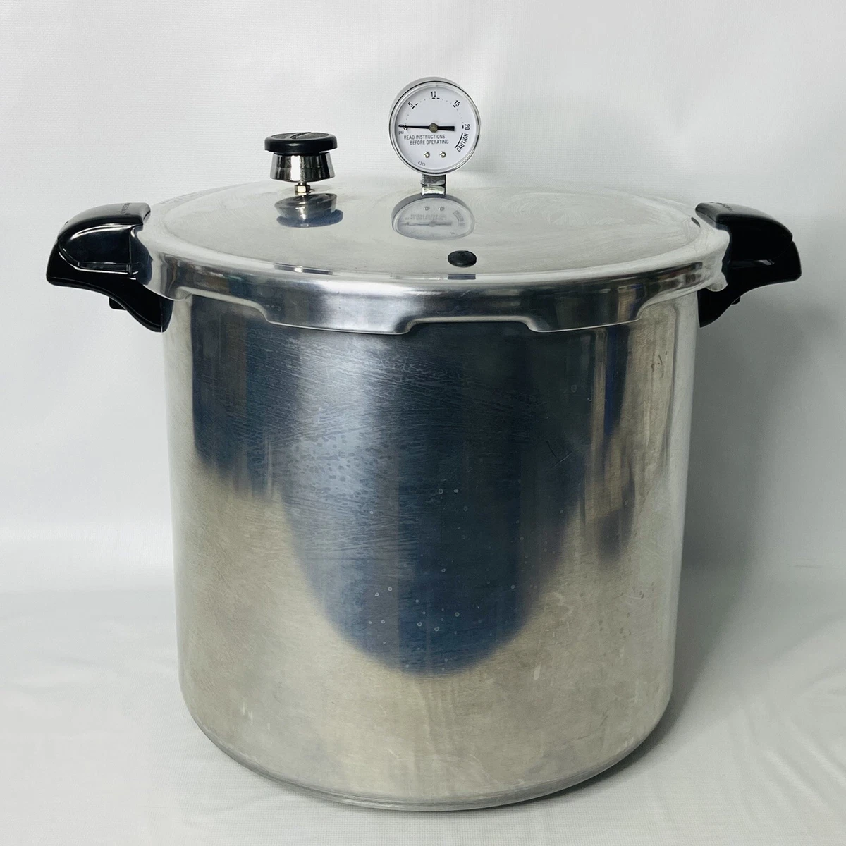 Presto Pressure Canner Cooker 23 Quart 01781 Box Manual Holds 7Quarts 20 Pints