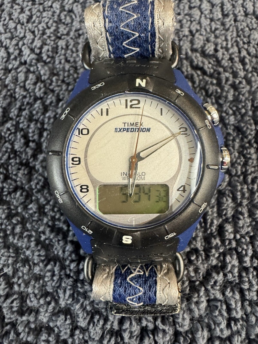 Vintage Timex Expedition I Control Watch Dual Analog Digital  display picture 1