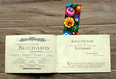 THE CHOCOLATE FACTORY PH. SUCHARD Grand Prix Expo Paris 1900 souvenir booklet