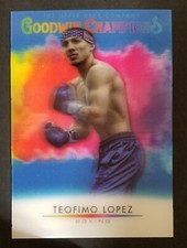 2021 Upper Deck Goodwin Champions Splash of Color 3D #LSTL Teofimo Lopez Boxing