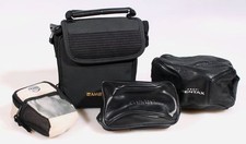 CAMERA BAGS SET OF 4, AMBICO, 2 CANON   PENTAX SMALL SIZES