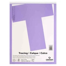 Craft County Artist Tracing Pad 9 X 12 Inch - 40 Sheets -  Drawing, Sketching