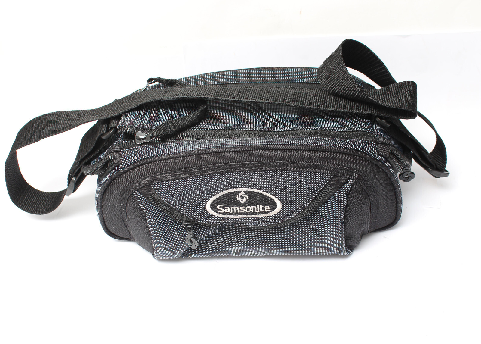 Bolso bandolera para cámara Samsonite, negro/gris n.º078