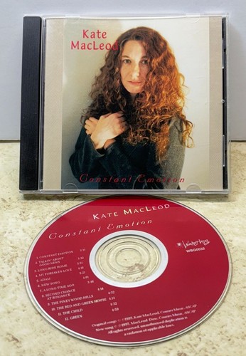Kate MacLeod Constant Emotion Folk Music CD 12 Tracks Waterbug Records 1997 - Imagen 1 de 6