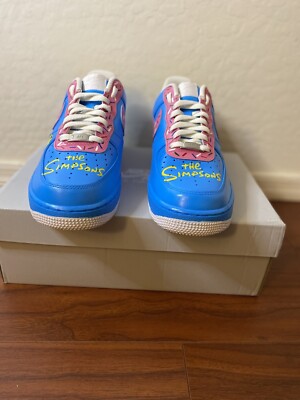 Mens custom nike Air Force 1 (simpsons V1) size 9.5 The Simpsons Nike Air Force 1 Low Custom Shoes Hand Painted  main image 3