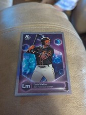 Luis Matos 2022 Bowman Platinum Precious Elements  San Francisco Giants #PE-19