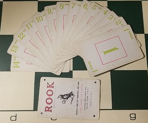 Vintage Rook Card Game Blue 1972 COMPLETE Parker Brothers Classic - Picture 5 of 5
