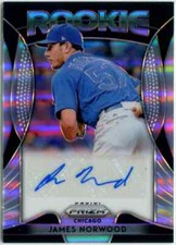 2019 Panini Prizm James Norwood Rookie Refractor Auto NM-MT Chicago Cubs