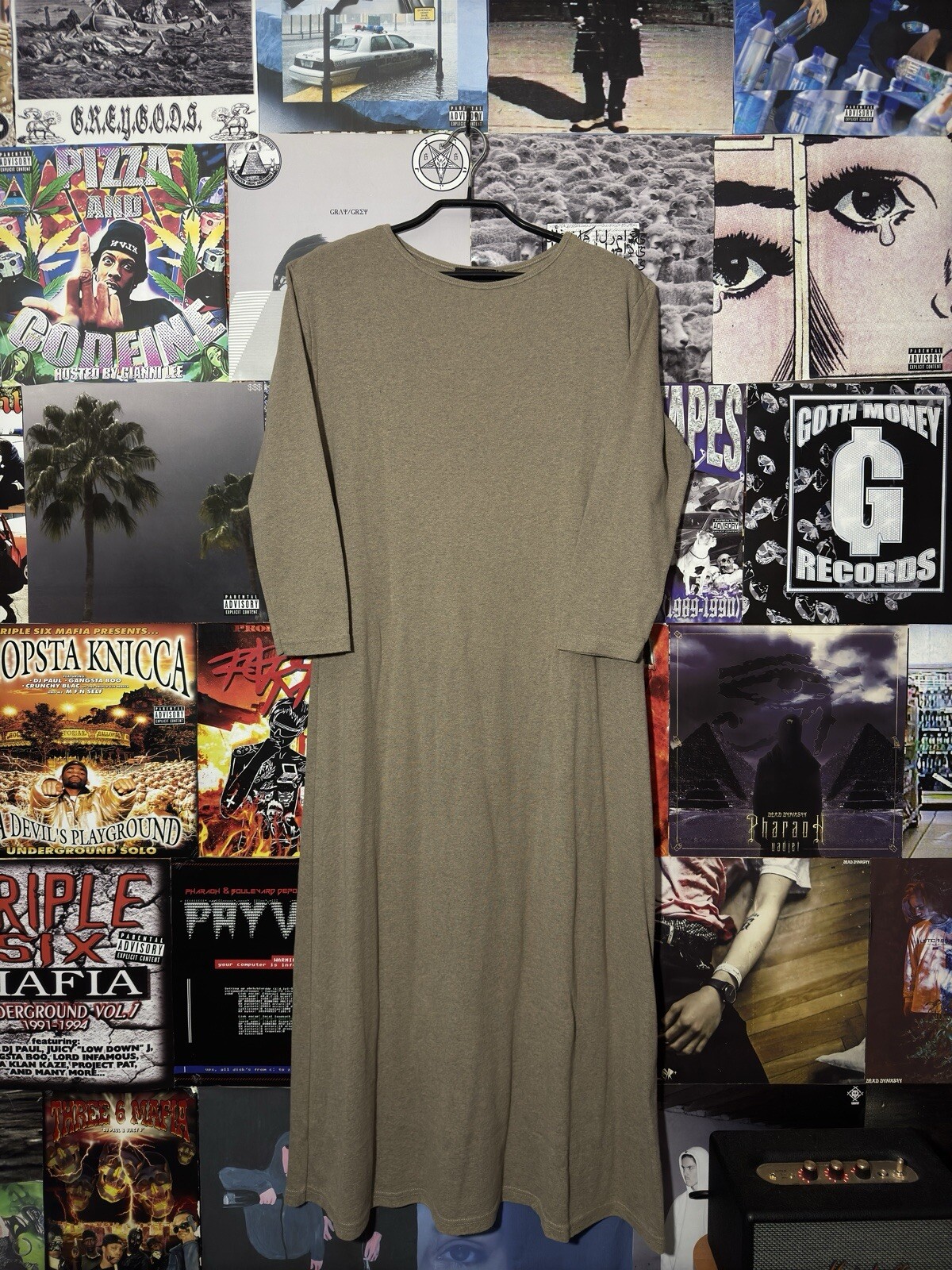 Gudrun Sjoden women's back printed with pocket dress Size: L