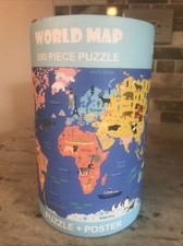 World Map 500 Piece Puzzle Poster Brand New Sealed, 19.7 X 13.8