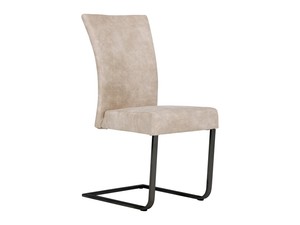 Details Zu Stuhl Schwingstuhl Stoff Beige Eisen Schwarz Esszimmer Mobel Massivum Tiro