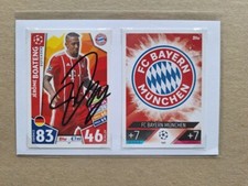 JEROME BOATENG BAYERN MUNICH LEGEND HAND-SIGNED CLUB-CRESTED PHOTOCARD          