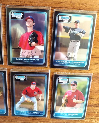 2006 BOWMAN CHROME #BC1-#BC110 "1ST RC'S" "COMP SET" K MORALES-M TRUMBO-A GORDON - Picture 6 of 8