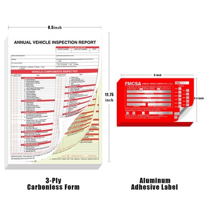 Dot Inspection Sticker Example Dot Inspection Stickers Template Free J.J. Keller DOT Annual Vehicle ...