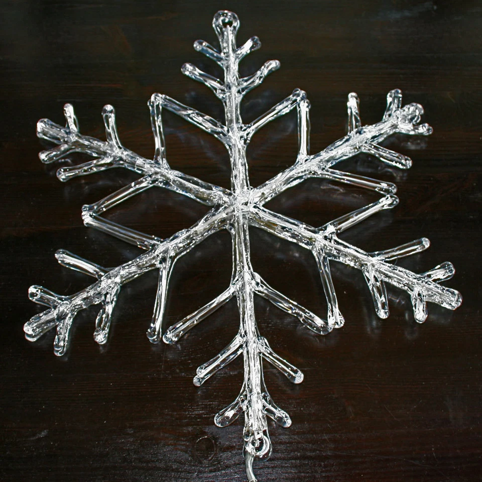 LED Acrílico Copo de Nieve (Uso Al Aire Libre Exterior) Navidad Decoración - Imagen 1 de 1