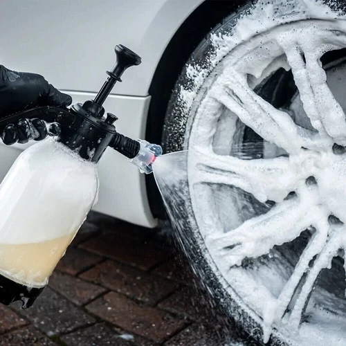 2L Car Wash Pump Foam Sprayer Hand Held Wash Spray Bottle Snow Foam Detailing - Picture 3 of 14