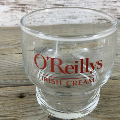 O'Reilly's Irish Cream 6 oz Red Logo Glass - Collectible Piece of Irish Delight