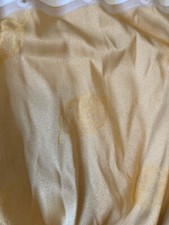 Bailey Caravan Curtains Yellow - Leaf detail with tie backs - Full caravan