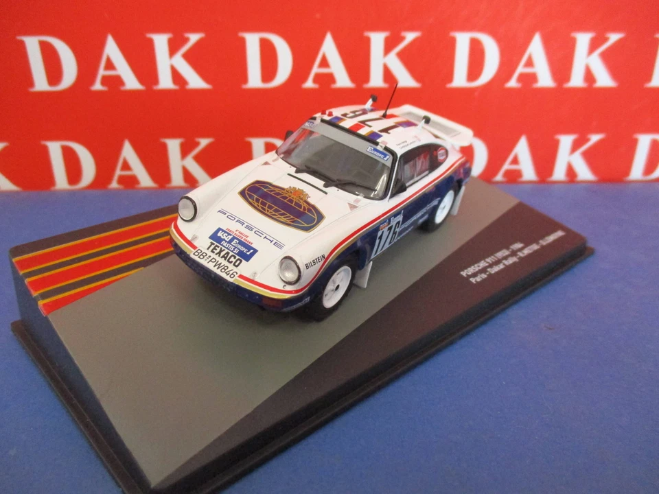 Die cast 1/43 Modellino Auto Porsche 911 (953) Rally Paris Dakar 1984 R. Metge - Immagine 2 di 4