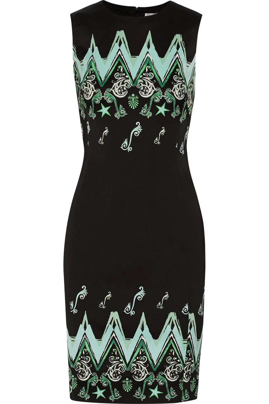 Abito in cady stampato collezione Versace (EU 42 US 6)