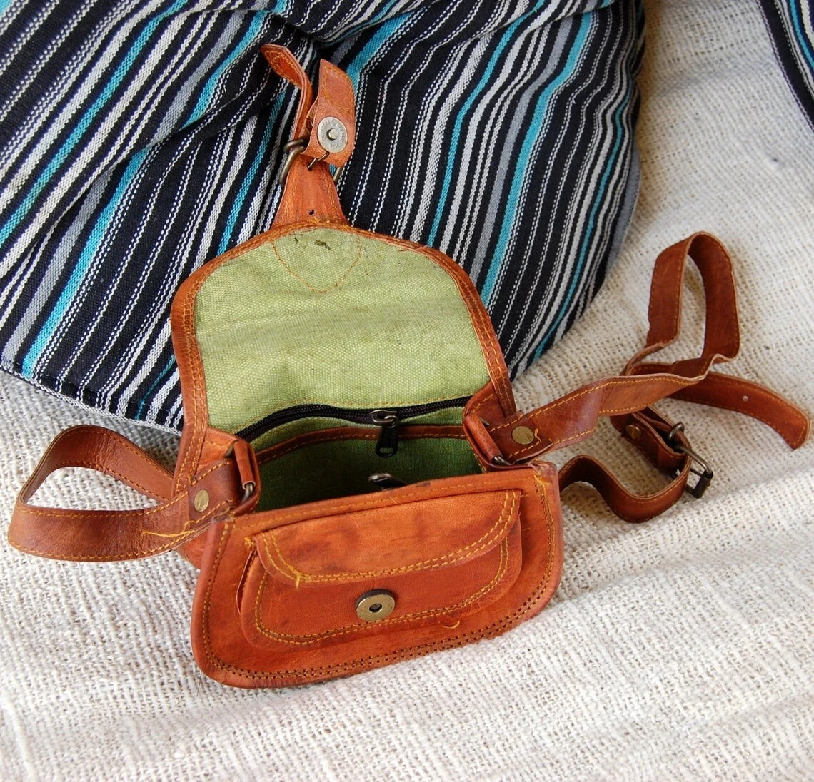 COACH Borsa in vera pelle tracolla tote borsetta donna borsetta tracolla vintage