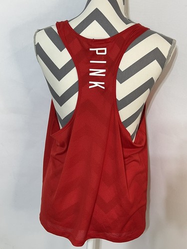 Victoria's Secret PINK Cincinnati Reds Tank Top Women Large Red White - Picture 3 of 6