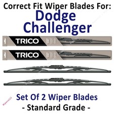 Wiper Blades 2-Pack Standard Wipers - fit 2008+ Dodge Challenger - 30221x2